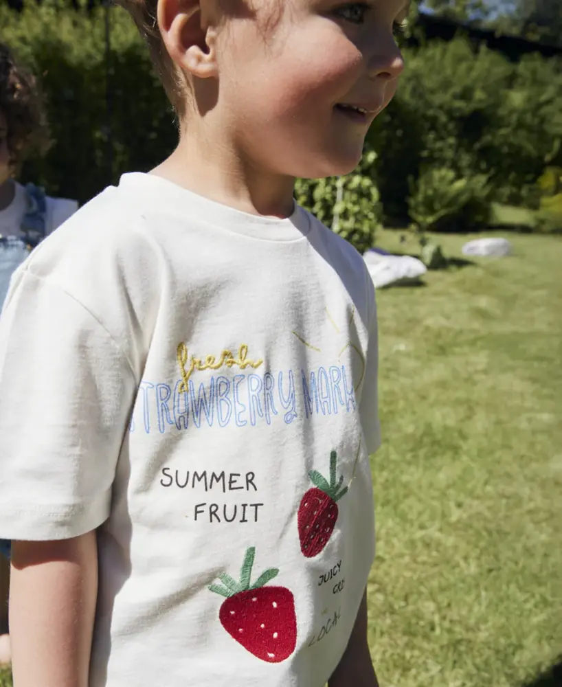 Fliink Shirt Sommer Strawberry