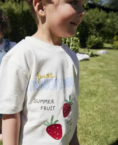 Fliink Shirt Sommer Strawberry