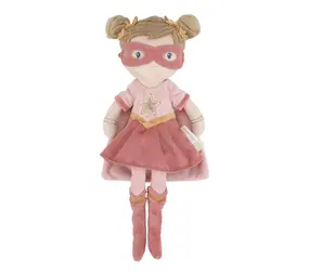Little Dutch Knuffelpop Super Hero Rosa