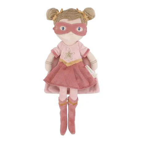 Little Dutch Knuffelpop Super Hero Rosa