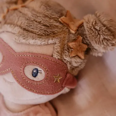 Little Dutch Knuffelpop Super Hero Rosa