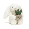 Jellycat Cream Bunny with Plant