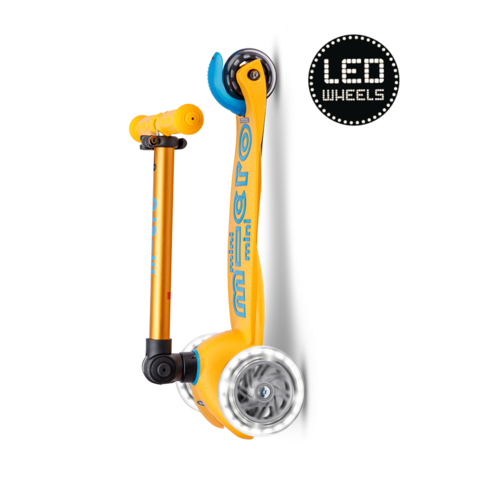 Micro Step Mini Deluxe inklapbaar LED abrikoos - Limited Edition