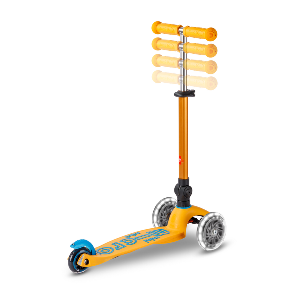 Micro Step Mini Deluxe inklapbaar LED abrikoos - Limited Edition