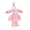 Jellycat Blushkin Blossom Bunny Bag Charm