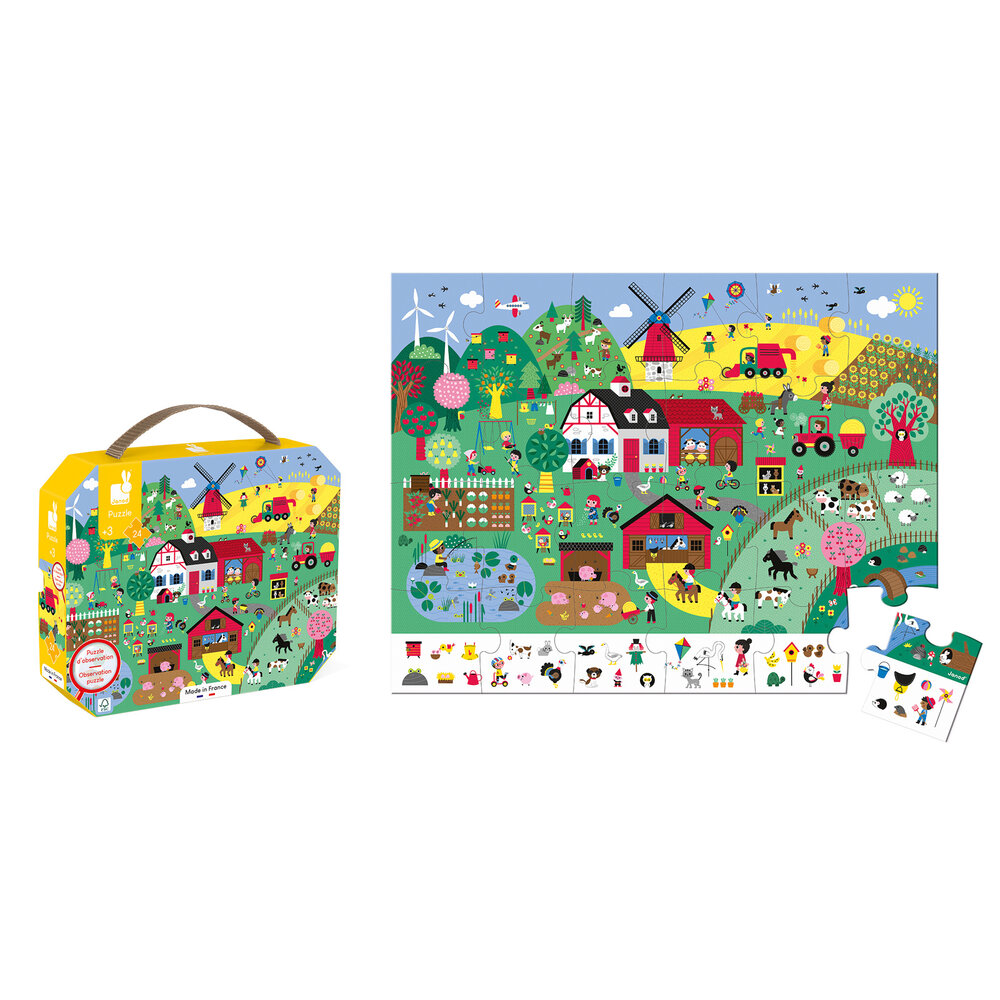 Janod Zoekpuzzel Boerderij