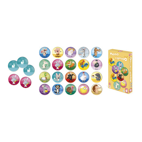 Janod Spel Memo Rigolooo