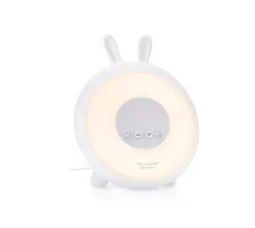 Wekker Rabbit Wake Up Alarm White