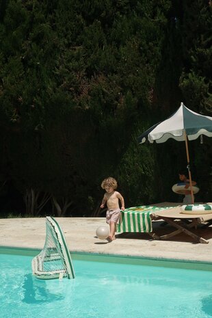 Konges Slojd Opblaasbare Goal met Bal Green Stripe