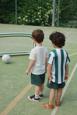 Konges Slojd Opblaasbare Goal met Bal Green Stripe