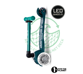 Micro Step Mini Deluxe inklapbaar ECO LED groen