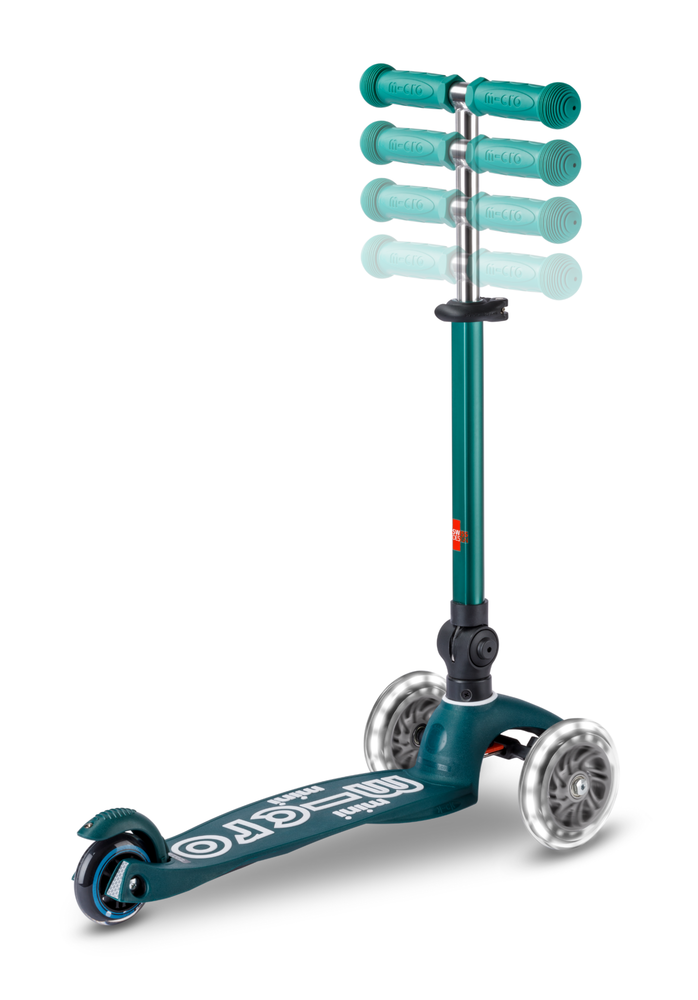 Micro Step Mini Deluxe inklapbaar ECO LED groen