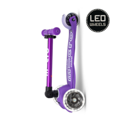Micro Step Mini Deluxe inklapbaar LED Paars