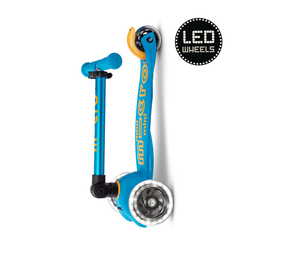 Micro Step Mini Deluxe inklapbaar LED Ocean Blue