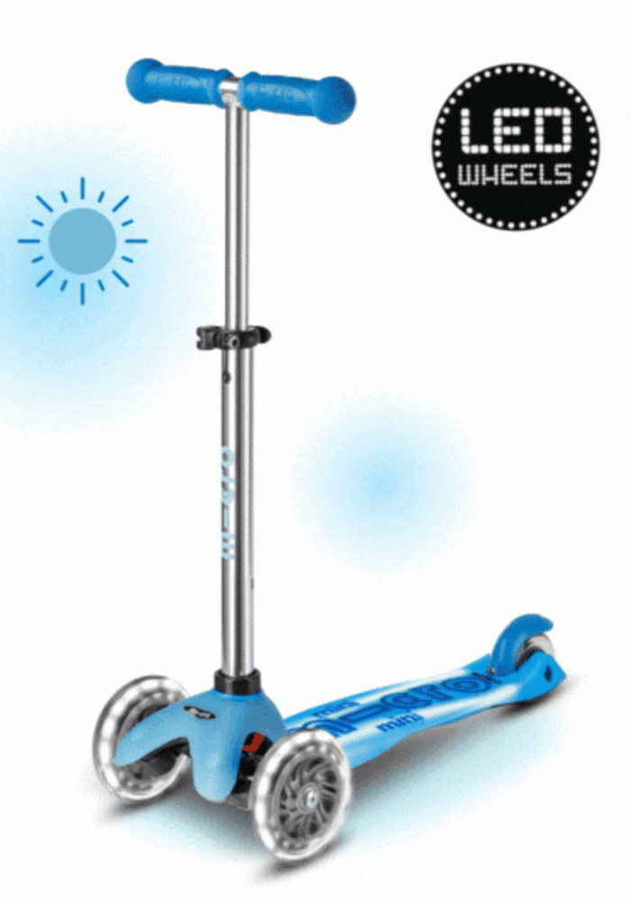 Micro Step Mini Deluxe Glow LED Plus Arctic Blauw