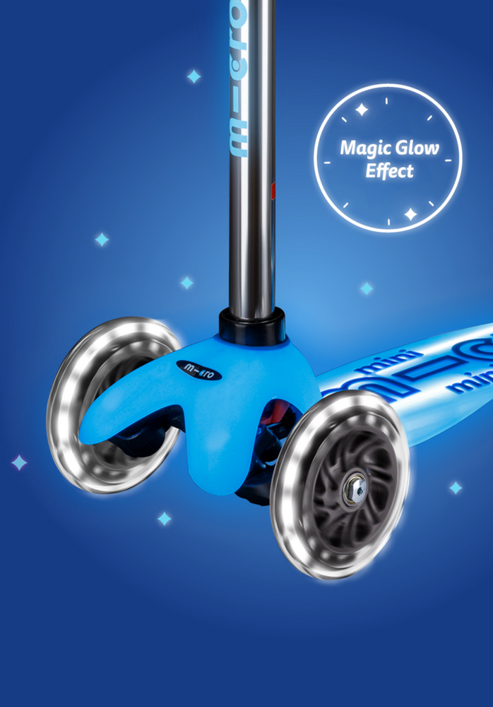 Micro Step Mini Deluxe Glow LED Plus Arctic Blauw