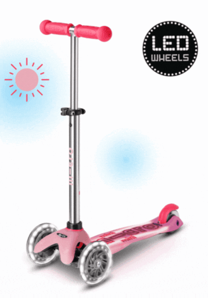 Micro Step Mini Deluxe Glow LED Plus Frosty Roze