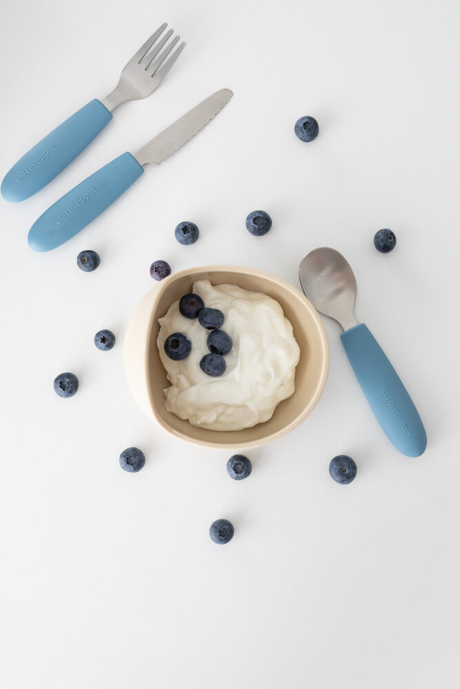 Kiddikutter Kinder Bestekset Sky Blue
