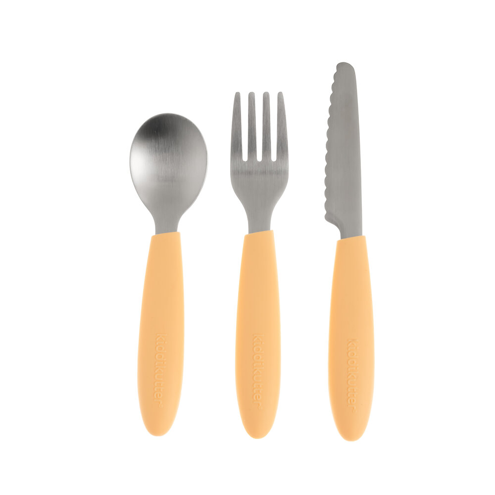 Kiddikutter Kinder Bestekset Peach Kiddikutter Kinder Bestekset Peach