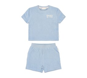 Little Dutch Shirt en Short Set Ocean World Blue
