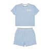 Little Dutch Shirt en Short Set Ocean World Blue