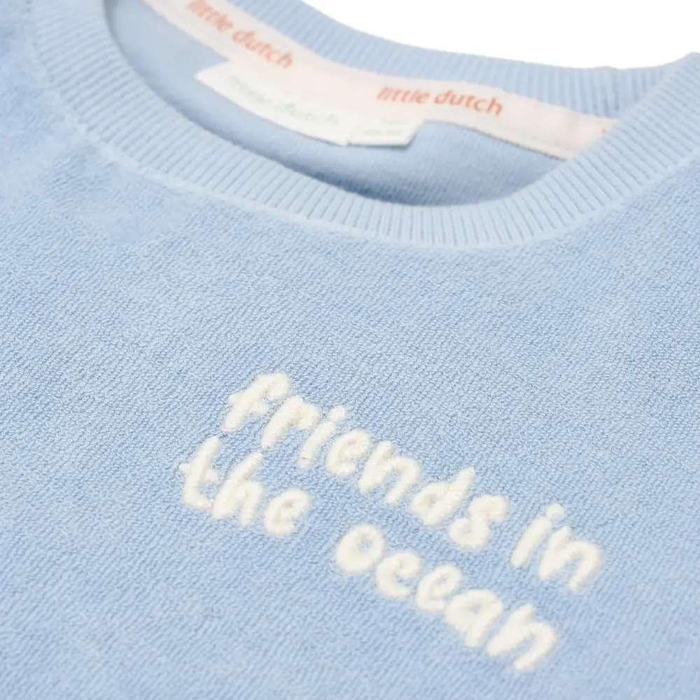 Little Dutch Shirt en Short Set Ocean World Blue