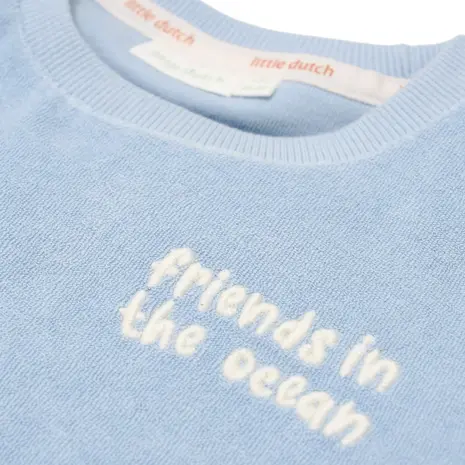 Little Dutch Shirt en Short Set Ocean World Blue