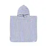Little Dutch Strand Poncho Dreamy Purple Stripe