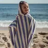 Little Dutch Strand Poncho Dreamy Purple Stripe