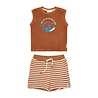 Little Dutch Singlet en Short Ocean World Brown