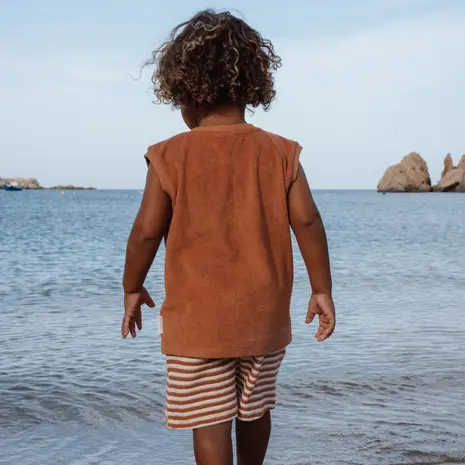 Little Dutch Singlet en Short Ocean World Brown