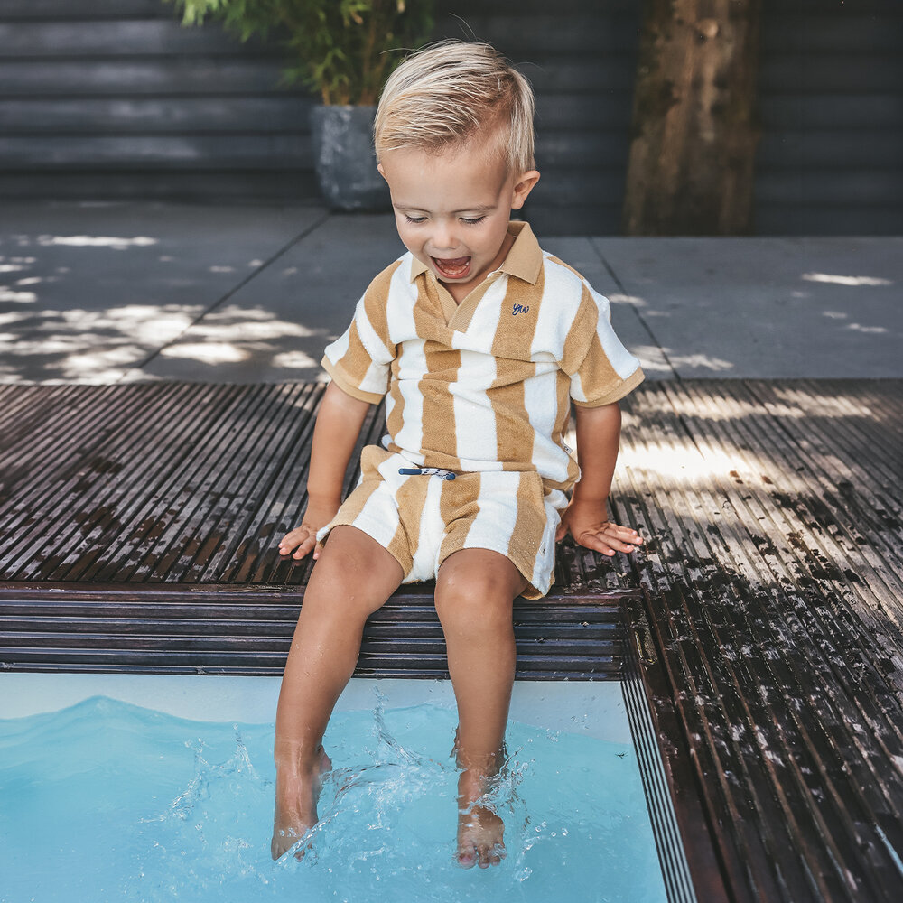 Your Wishes Short Bold Stripes Multicolor