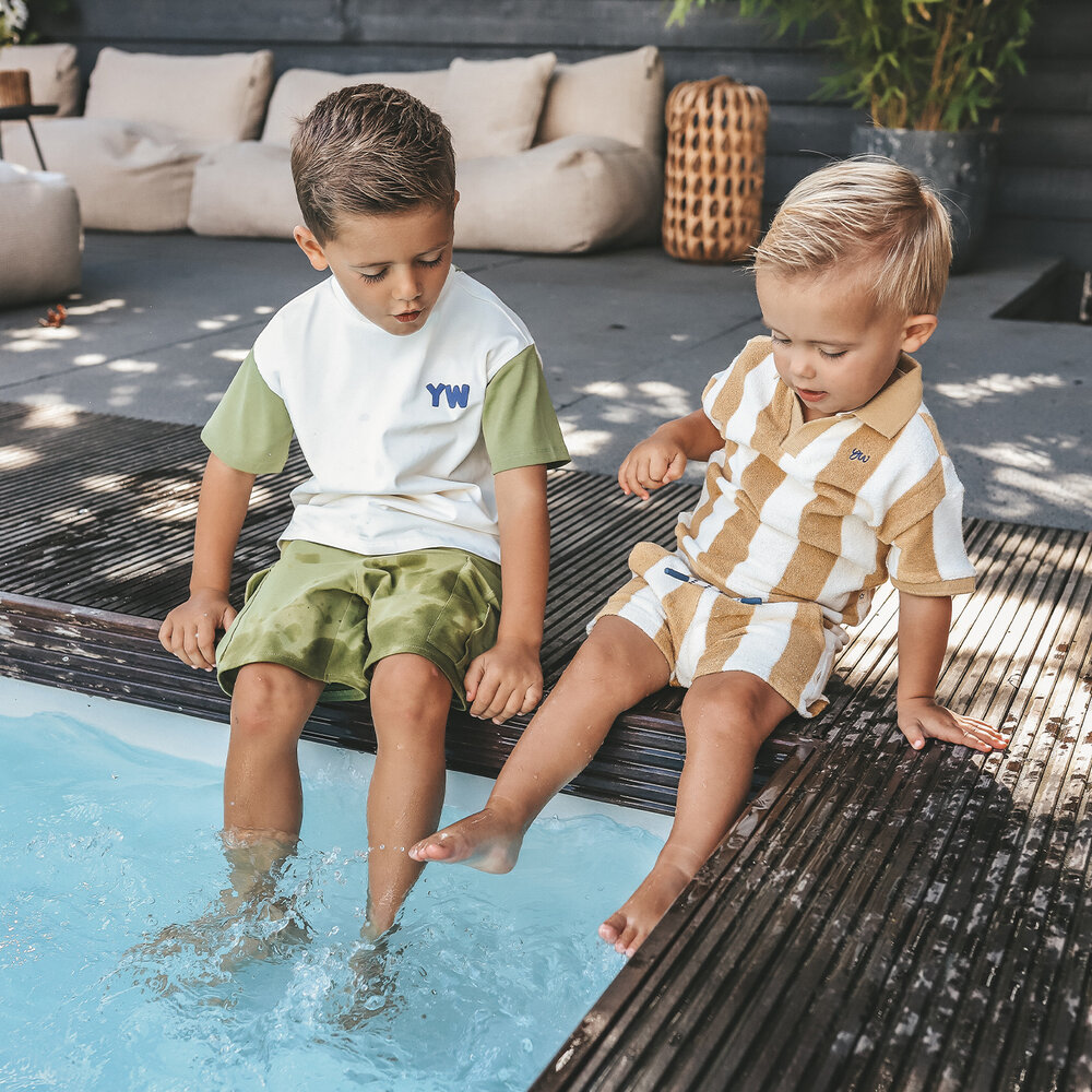 Your Wishes Short Bold Stripes Multicolor