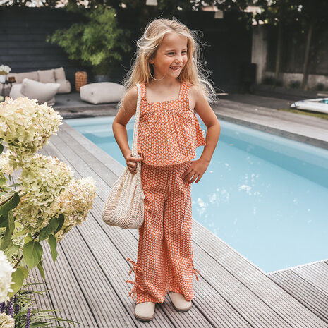 Your Wishes Top Broderie Coral