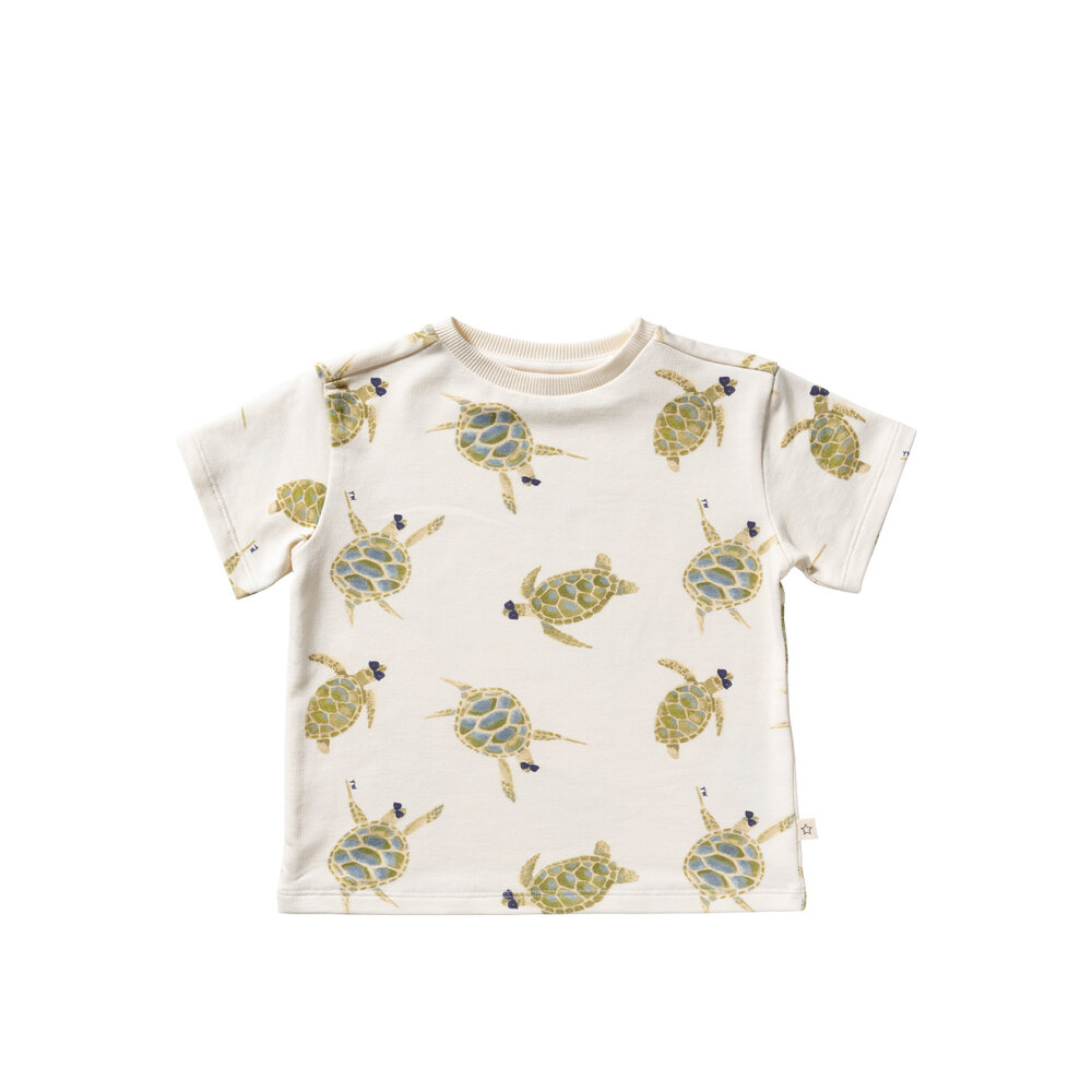 Your Wishes Shirt Oversized Cool Turtle Antique White