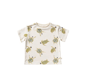 Your Wishes Shirt Oversized Cool Turtle Antique White