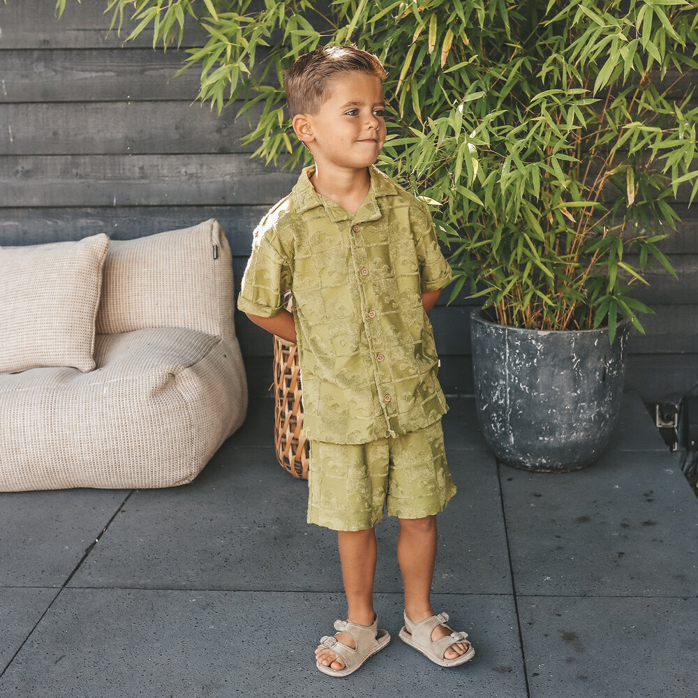 Your Wishes Short Relaxed Wave Iguana