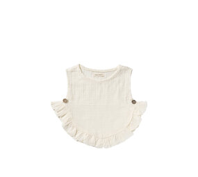 Your Wishes Top Ruffle Tetra Antique White
