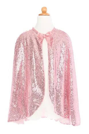 Great Pretenders Glitter Cape Roze 4-6 jaar