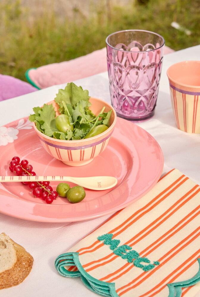 Rice Melamine Beker - Medium - Stripey Love Rice Melamine Beker - Medium - Stripey Love