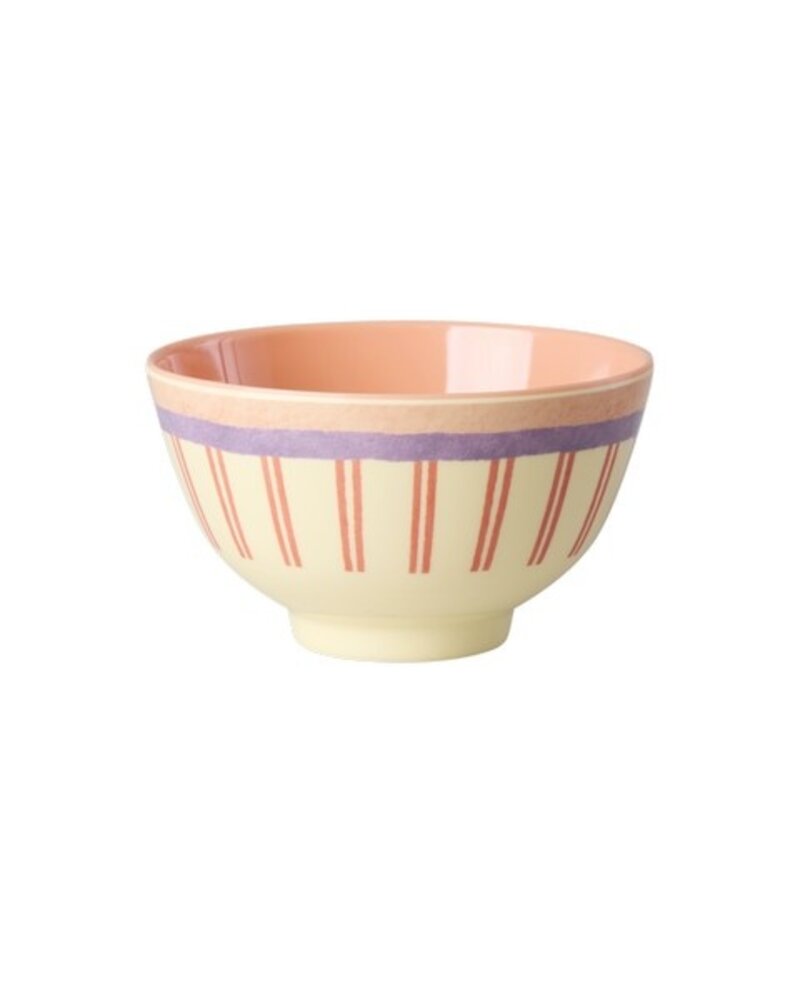 Rice Melamine Kom - Small - Stripey Love Rice Melamine Kom - Small - Stripey Love