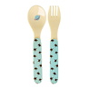 Rice Melamine Lepel en Vork - Dogs in Space Rice Melamine Lepel en Vork - Dogs in Space