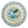 Rice Melamine Diep Bord - Dogs in Space Rice Melamine Diep Bord - Dogs in Space