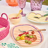 Rice Melamine Rechthoekig Bord - Stripey Love Rice Melamine Rechthoekig Bord - Stripey Love