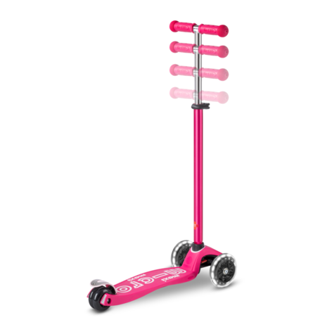 Micro Step Maxi Deluxe LED Roze Micro Step Maxi Deluxe LED Roze