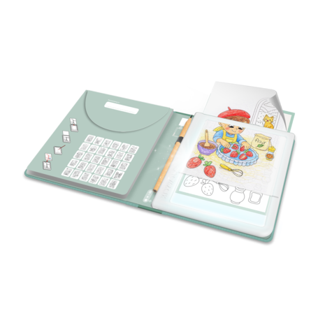 KidyWolf KIDYDRAW PAD Food Around The World