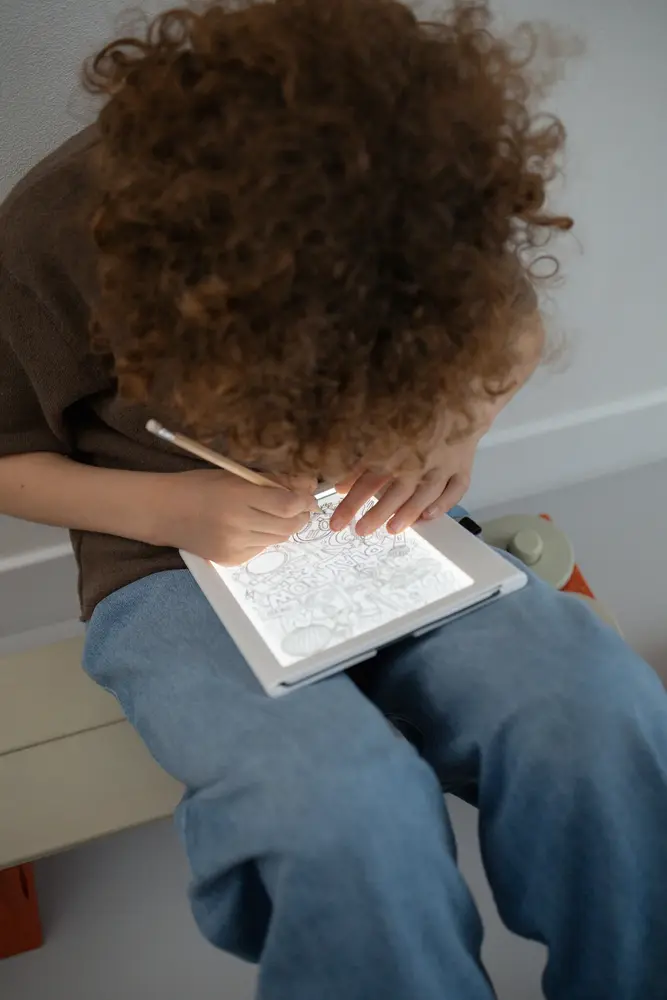 KidyWolf KIDYDRAW PAD Food Around The World