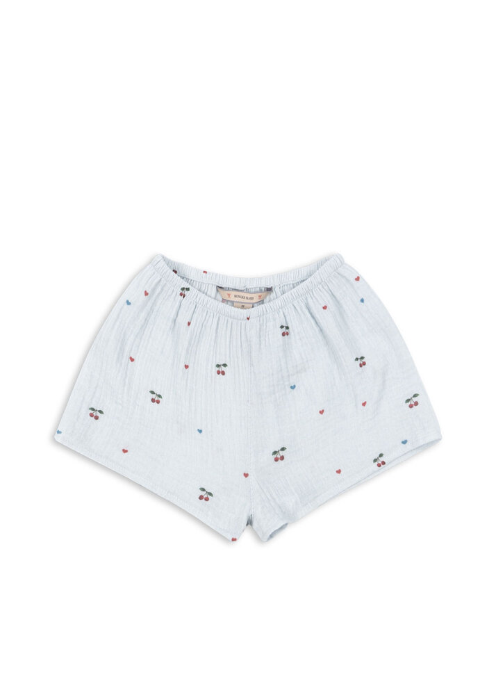 Konges Slojd Short Mini Coco Cherry Blue Coeur Konges Slojd Short Mini Coco Cherry Blue Coeur