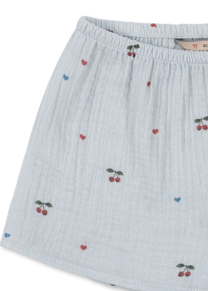Konges Slojd Short Mini Coco Cherry Blue Coeur Konges Slojd Short Mini Coco Cherry Blue Coeur