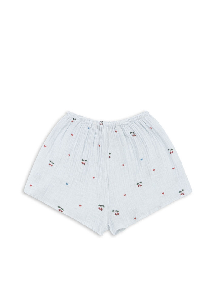 Konges Slojd Short Mini Coco Cherry Blue Coeur Konges Slojd Short Mini Coco Cherry Blue Coeur